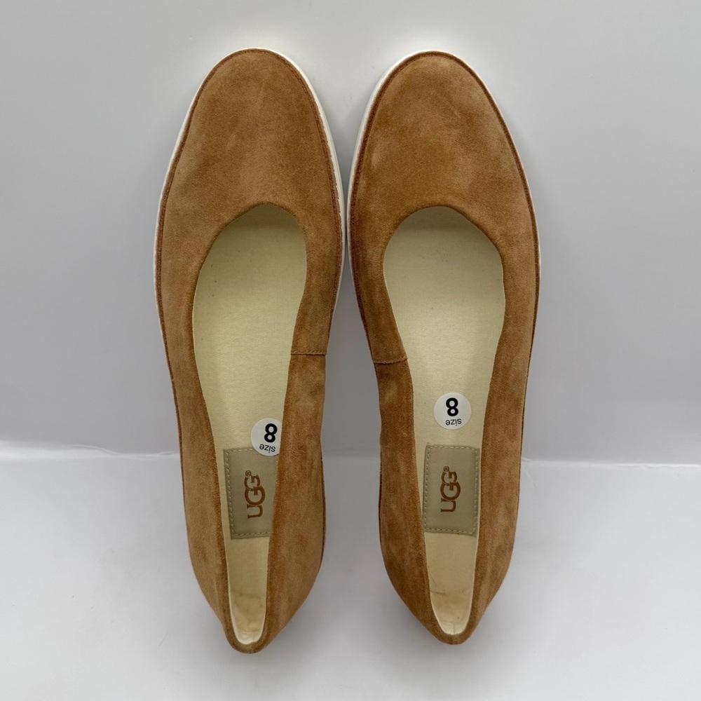 UGG Kammi Chestnut Suede Slip On Loafers Women's Size 8 US Brand New Never Worn - Picture 3 of 9